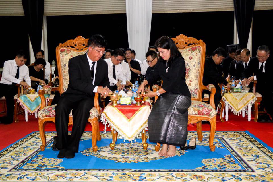 รพ.ชัยนาทนเรนทรร่วมพิธีบำเพ็ญกุศลสวดพระอภิธรรมถวายเป็นพระราชกุศล