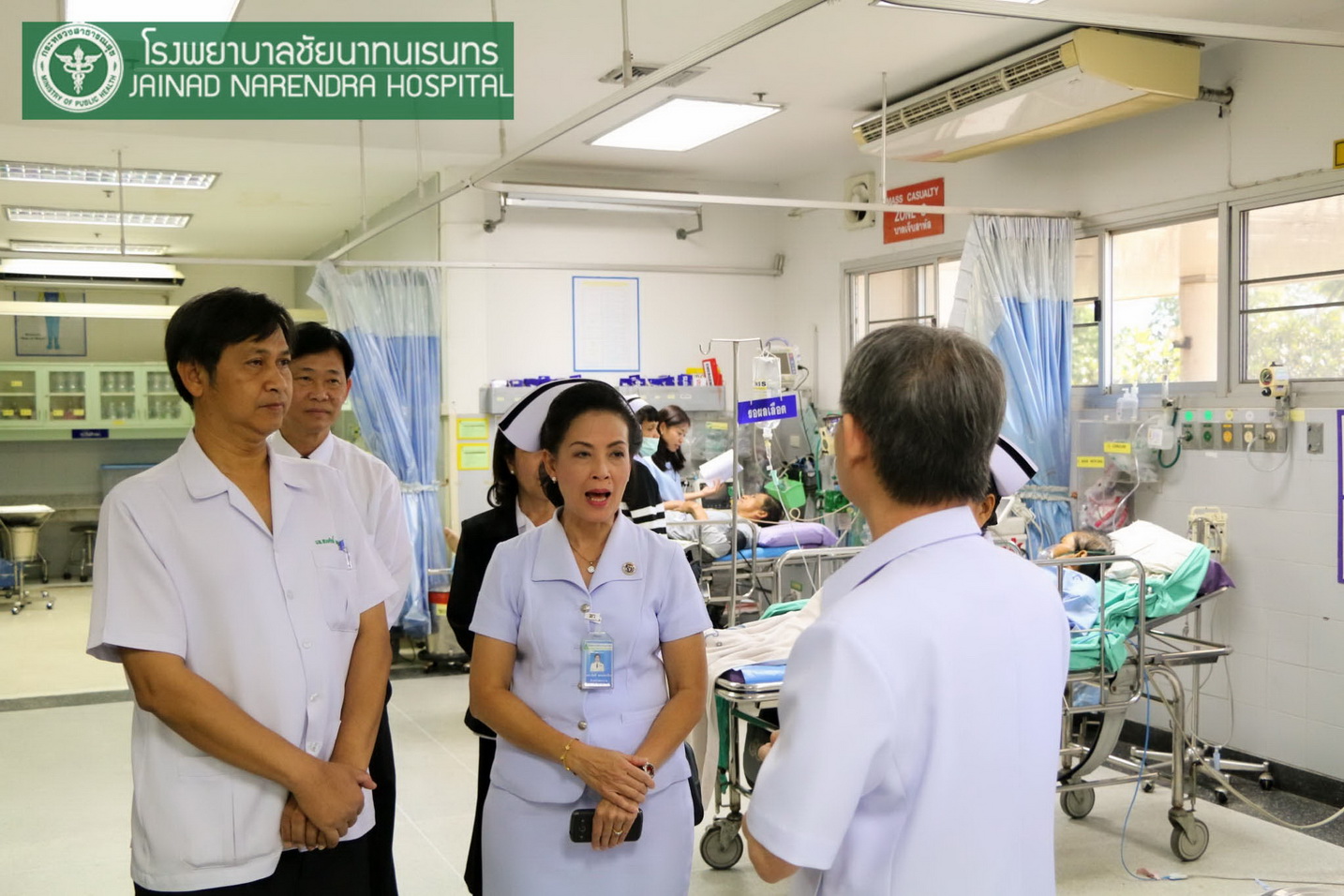 ผู้ตรวจฯ เขต 3 ชี้แจงนโยบาย ให้กำลังใจเจ้าหน้าที่ รพ.ชัยนาทนเรนทร เตรียมความพร้อมดูแลประชาชนช่วงเทศกาลปีใหม่ 2560
