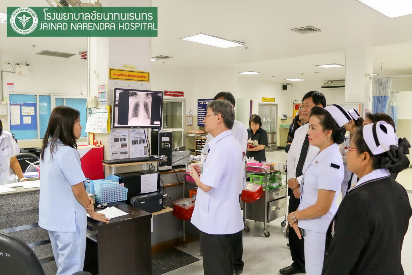 ผู้ตรวจฯ เขต 3 ชี้แจงนโยบาย ให้กำลังใจเจ้าหน้าที่ รพ.ชัยนาทนเรนทร เตรียมความพร้อมดูแลประชาชนช่วงเทศกาลปีใหม่ 2560