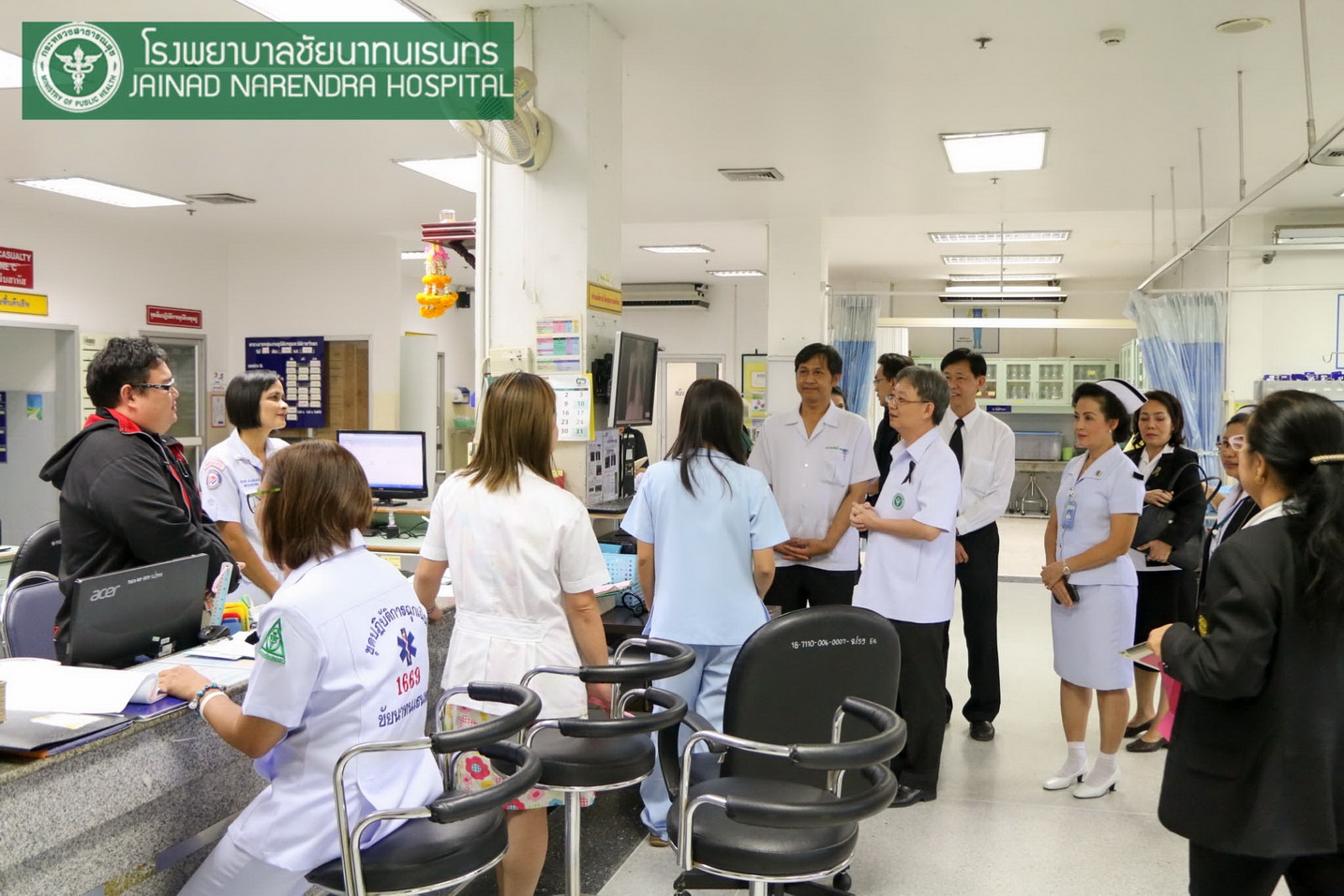 ผู้ตรวจฯ เขต 3 ชี้แจงนโยบาย ให้กำลังใจเจ้าหน้าที่ รพ.ชัยนาทนเรนทร เตรียมความพร้อมดูแลประชาชนช่วงเทศกาลปีใหม่ 2560